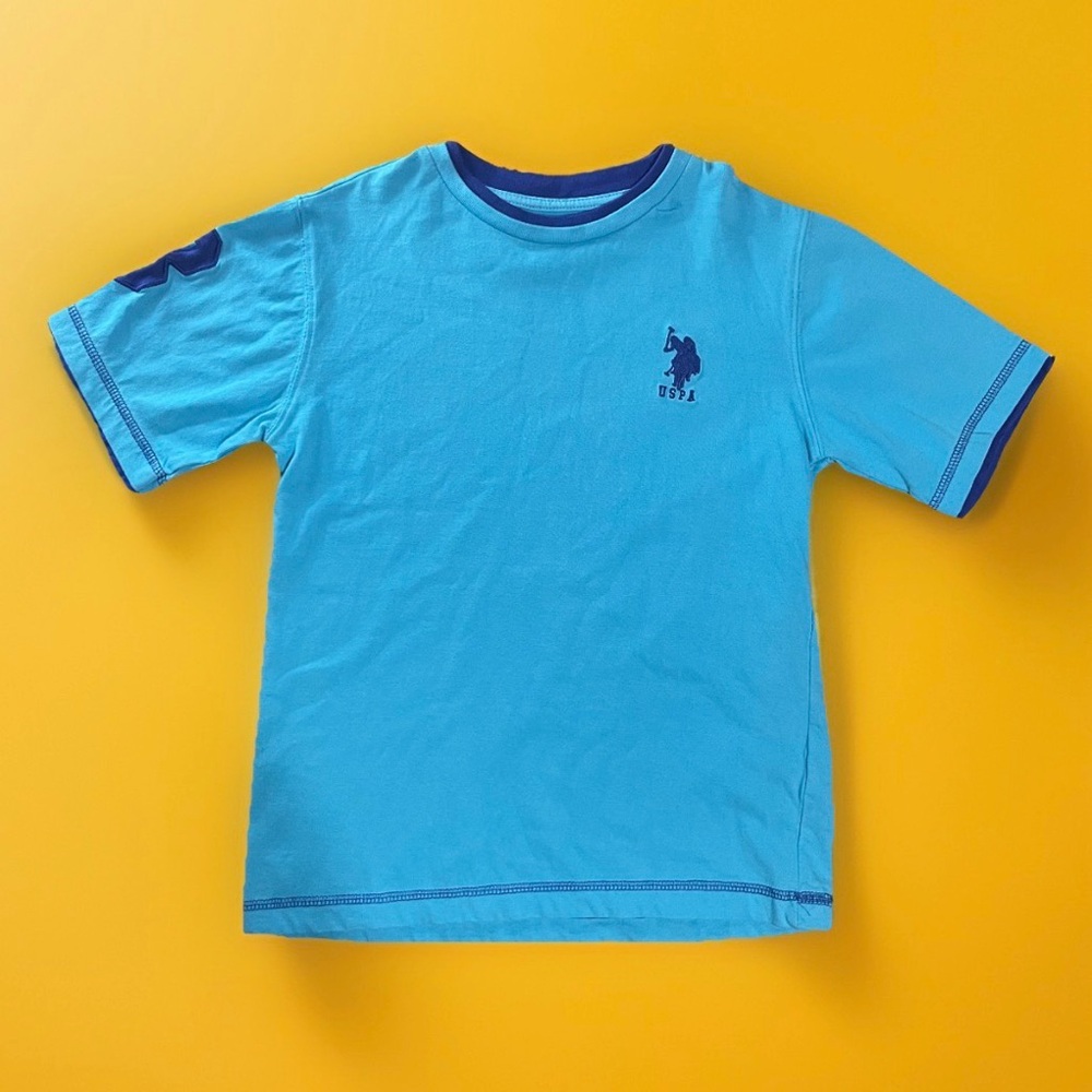 3for$6, U.S. Polo Assn. Boys T-shirt In Blue Size 10/12